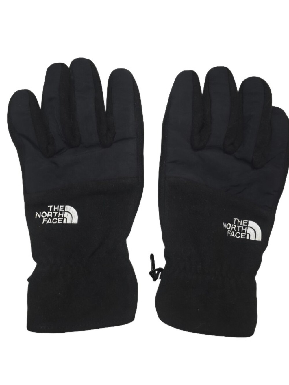 North Face Black Fleece w/ White logos. Reinforced knuckles & Etip fingerpads